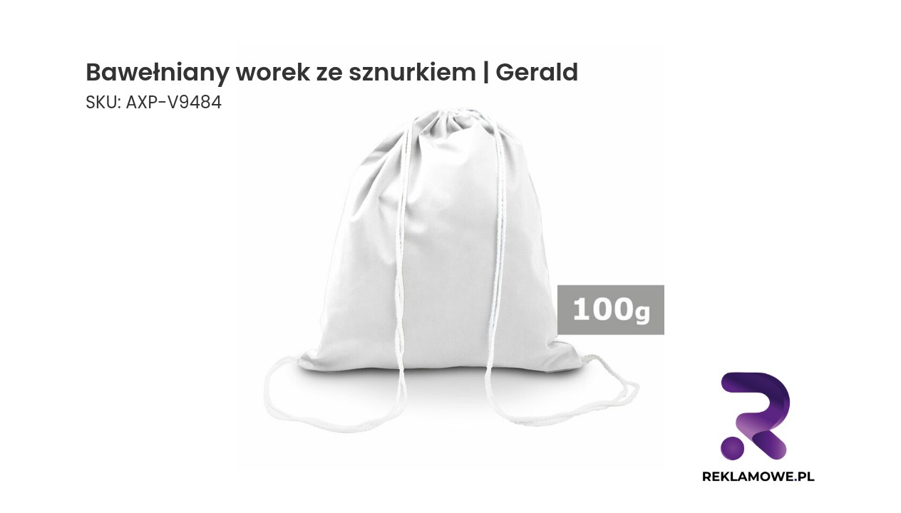 Bawełniany worek ze sznurkiem marki Gerald