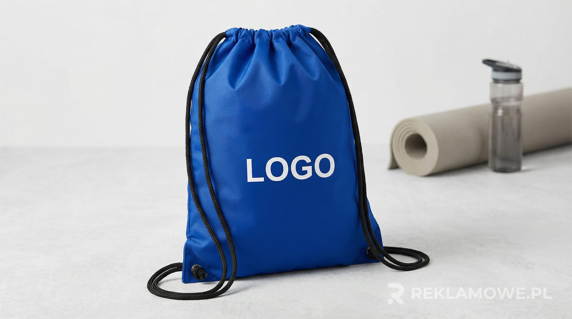 Logo firmy na workoplecaku reklamowym