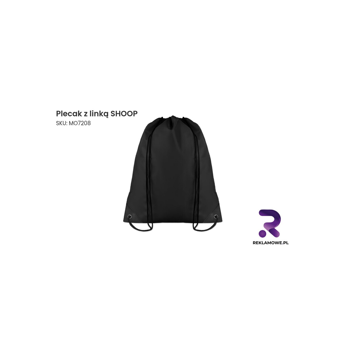 Plecak z linką SHOOP Plecak z linką SHOOP - zdjęcie produktu