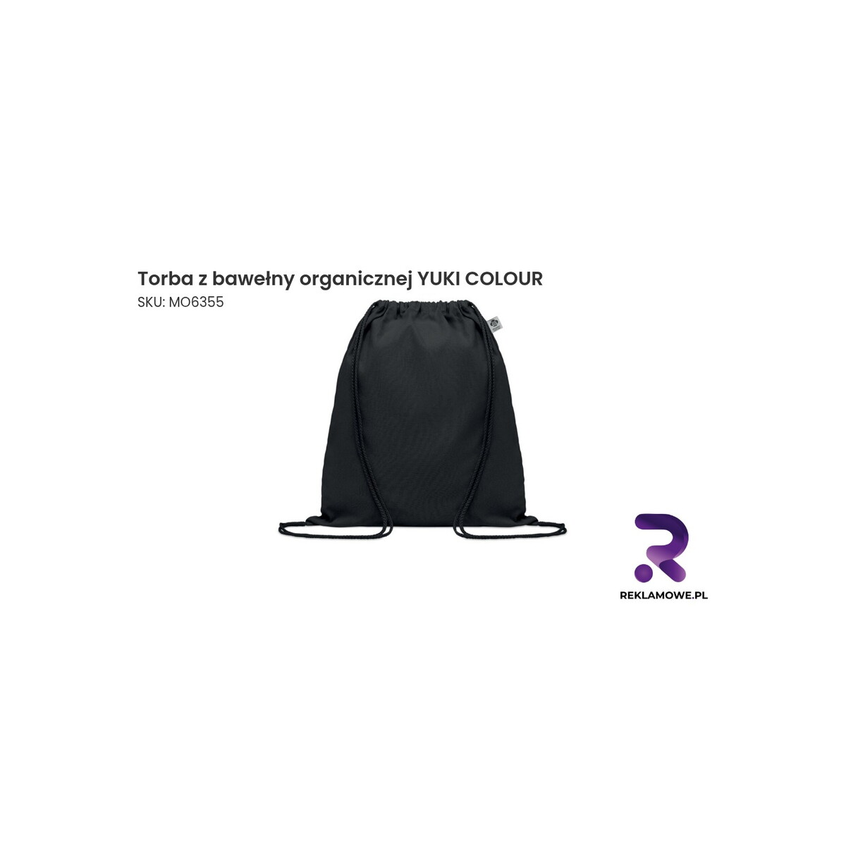 Torba z bawełny organicznej YUKI COLOUR Torba z bawełny organicznej YUKI COLOUR – ekologiczna torba materiałowa