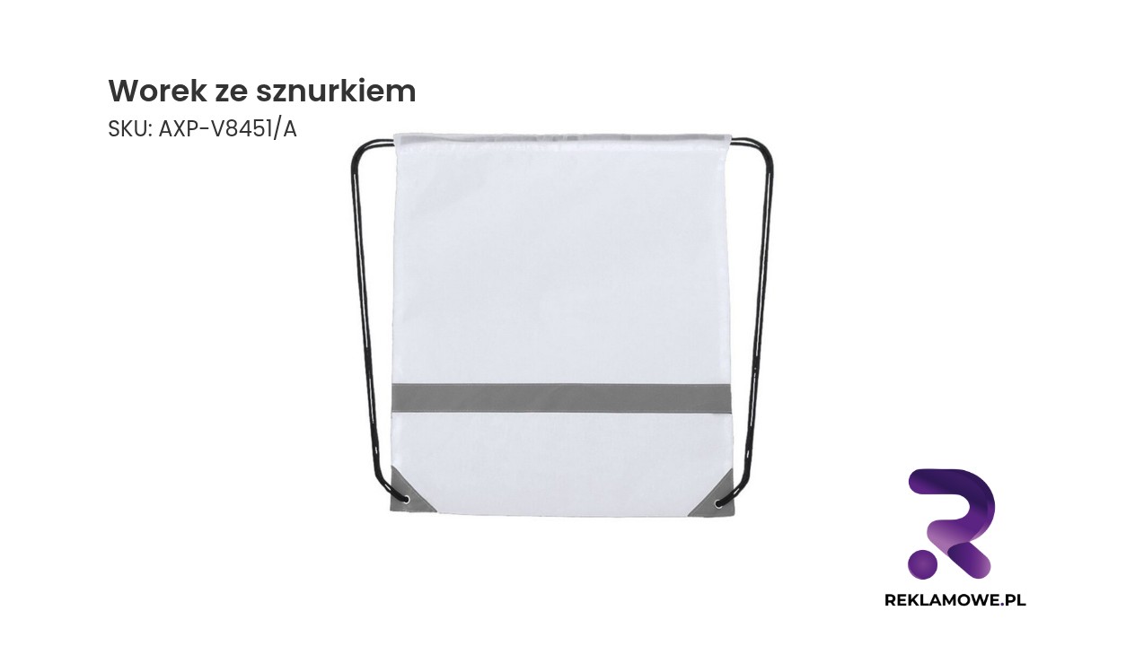 Worek ze sznurkiem Worek ze sznurkiem w kolorze szarym