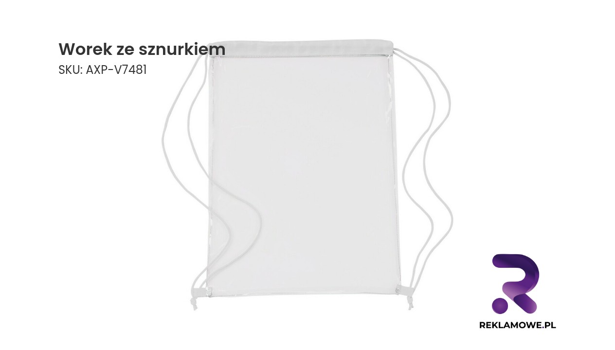 Worek ze sznurkiem w jasnych kolorach idealny na akcesoria