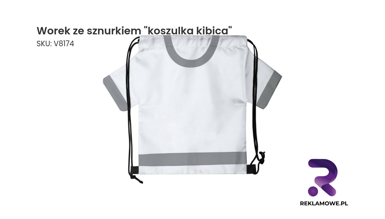 Worek ze sznurkiem w kształcie koszulki