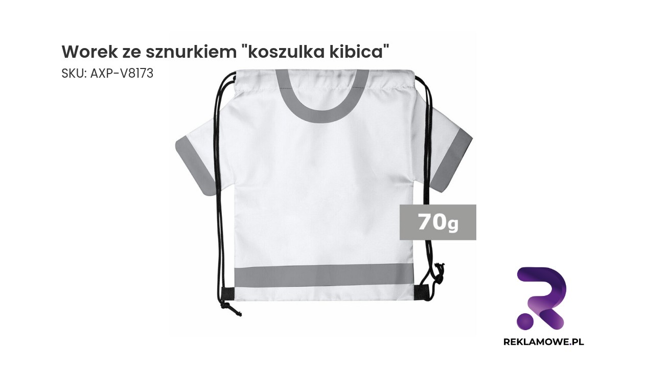 Worek ze sznurkiem Worek ze sznurkiem w kształcie koszulki