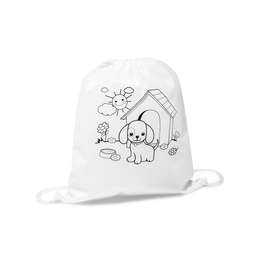 DRAWS. Plecak z non-woven do kolorowania (80 g/m²) 92619_set